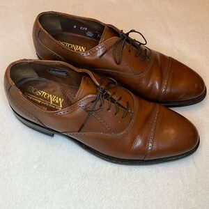 Bostonian Men’s Leather Oxford Dress Shoes Size 8 Brown